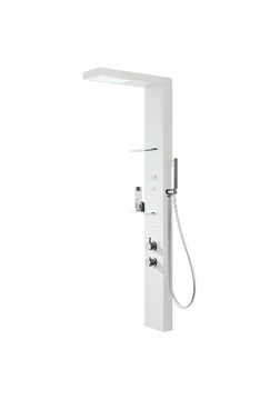 LIGHT / LIGHT PLUS - Wall-mounted multifunction shower panel by Gruppo Geromin - view 3